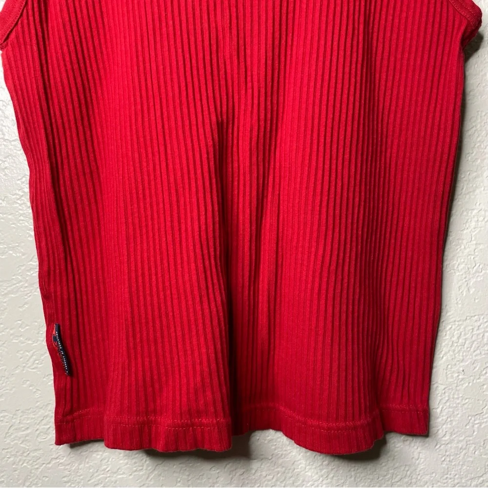 90s Ferruche Red Vest 100% Cotton